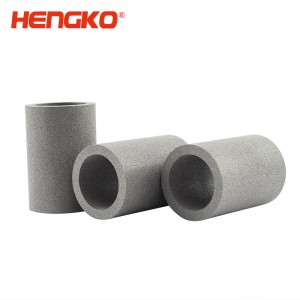 环保设备粉末烧结不锈钢滤管筒精度高通透性强