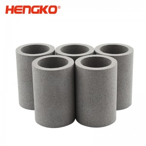 环保设备粉末烧结不锈钢滤管筒精度高通透性强