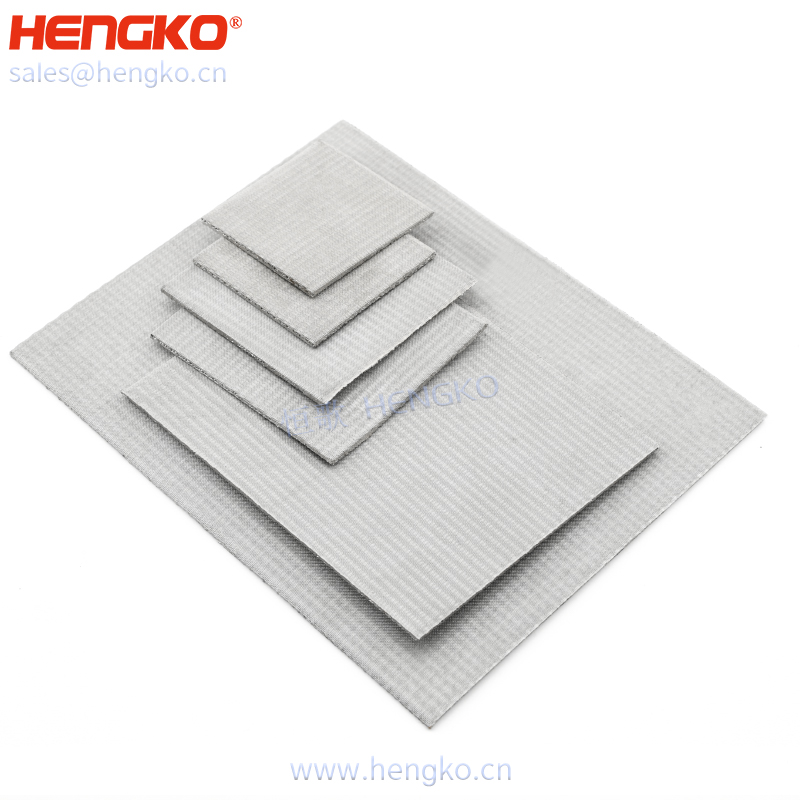 烧结丝网滤板滤芯