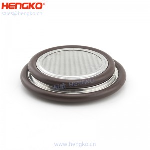 工厂直销微米级圆形烧结不锈钢丝网滤芯_气液过滤用不锈钢包边滤片