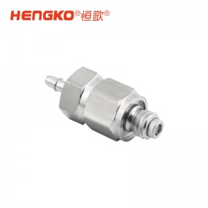 恒歌316不锈钢粉末烧结滤芯多孔金属高精度限流气阻过滤器