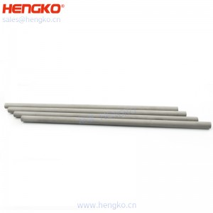 恒歌定制加工微米粉末多孔金属过滤器元件(氮气扩散器管)