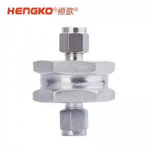 不锈钢全焊接直通型过滤器_316L不锈钢卡套焊接过滤器