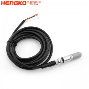 恒歌HT-P107银边滚花探头耐高温抗腐蚀温湿度探头用于仓库监测