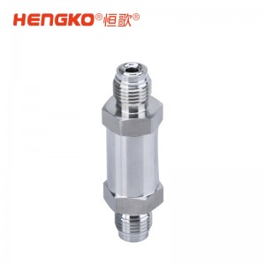 316L不锈钢304高压双卡套过滤器_直通过滤阀1/4 1/2氮氢气高纯气体