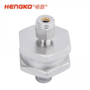 不锈钢全焊接直通型过滤器_半导体特种气体1/4纳米去除颗粒过滤器