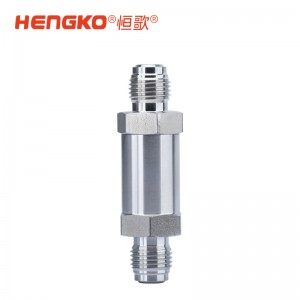 316L不锈钢304高压双卡套过滤器_直通过滤阀1/4 1/2氮氢气高纯气体