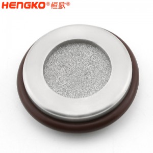 恒歌烧结316L不锈钢真空卡环真空过滤片热稳定性好气体泄漏探测器外壳可用