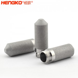 厂家定制微米多孔不锈钢过滤器_316L粉末烧结温湿度变送器探头保护罩