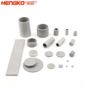 恒歌不锈钢高精度烧结滤芯_规格齐全支持定制耐高温航空多孔金属材料
