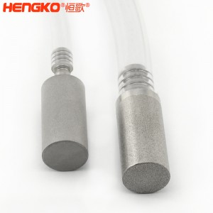 恒歌不锈钢富氢水曝气头吸氢富氢水气泡配件耐腐蚀易清洗,用于富氢水机器