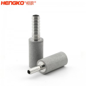 不锈钢料理孔隙均匀曝气头扩散器_用于分子美食料理曝气头