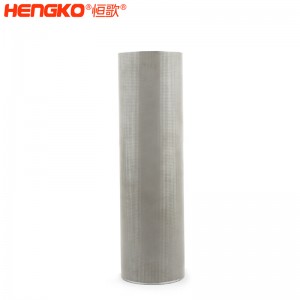 专业制造304 316L不锈钢金属丝网滤芯 用于医用设备配件