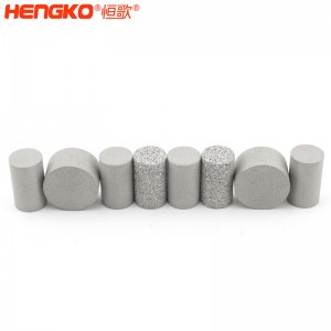 恒歌定制批发烧结金属滤柱,使用寿命长耐高压耐腐蚀烧结金属滤芯滤柱