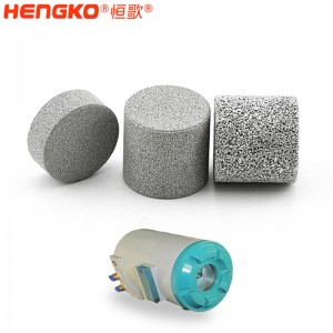 恒歌气动智能阀门定位器透气塞_高精准防爆不锈钢烧结滤柱