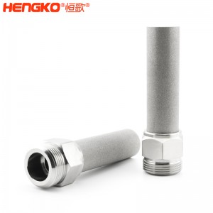 源头厂家直销不锈钢滤芯,316L不锈钢粉末烧结过滤芯