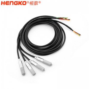 恒歌HT-P109六星探头高精度防水温湿度探头用于冷库测量