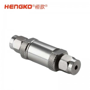 恒歌卡套直通过滤器不锈钢气体过滤器精密高效工艺气体过滤器