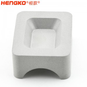 恒歌定制流化床不锈钢滤芯_高精度透气防堵塞金属多孔材料气体催化剂分离