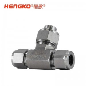 工艺气体专用过滤器_精准UHP超纯气流直通三通式过滤器